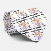 Van je nieren houden ze levensecht (nefron) stropdas (Opgerold)