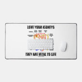 Van je nieren houden ze onmisbaar voor het leven n bureaumat (Keyboard & Muis)