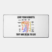 Van je nieren houden ze onmisbaar voor het leven n bureaumat (Voorkant)