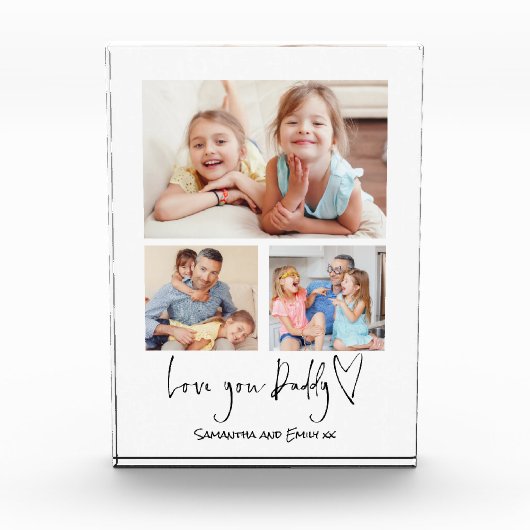 Van je vader 3 Foto's Informele Script Name (Voorkant)