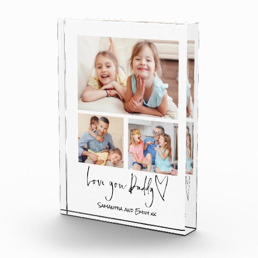 Van je vader 3 Foto's Informele Script Name (Rechts)