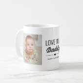 Van je vader van de verjaardag Aangepaste Foto Koffiemok (Voorkant links)