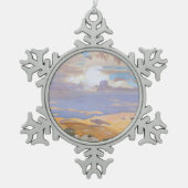 Van Jerusalem Tin Sneeuwvlok Ornament (Voorkant)