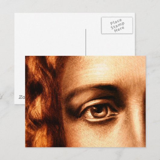 Van Jezus Christus houden Briefkaart (Voorkant / Achterkant)