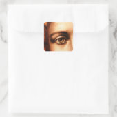 Van Jezus Christus houden Vierkante Sticker (Tas)