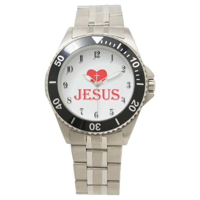 Van Jezus houden Horloge (Voorkant)