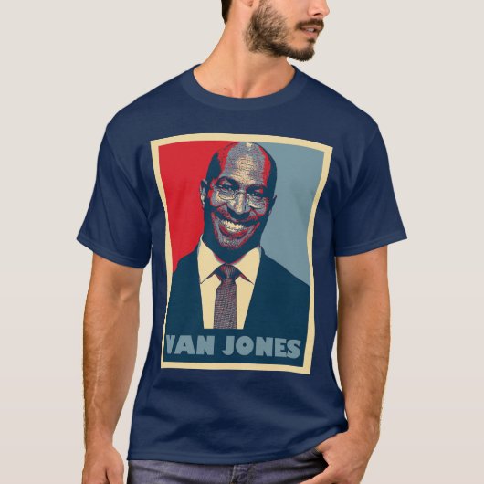 Van Jones vintage T-shirt (Voorkant)