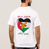 Van Jordan With Love Flag T-shirt (Achterkant)