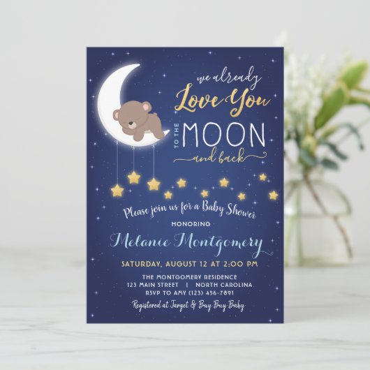 Van jou de Moon en de Achterste Uitnodiging van he (Staand voorkant)