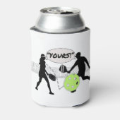 "Van jou!" Pickleball Doubles Blikjeskoeler (Blikje Achterkant)