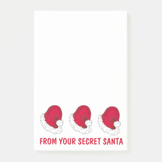 Van jouw geheime kerstkerstkerstcadeaudag post-it® notes (Voorkant)