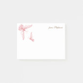 VAN JOUW NAAM | filigraan roze vlinders Post-it® Notes (Voorkant)