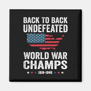 Van juli - Back to Back ongeslagen World War Champ Magneet