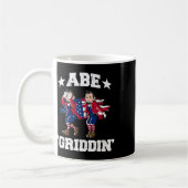 Van juli Benjamin Franklin Griddy Ben Griddin Koffiemok (Links)