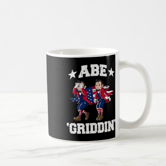 Van juli Benjamin Franklin Griddy Ben Griddin Koffiemok (Rechts)