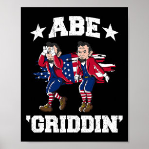 Van juli Benjamin Franklin Griddy Ben Griddin Poster