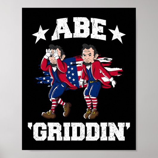 Van juli Benjamin Franklin Griddy Ben Griddin Poster (Voorkant)