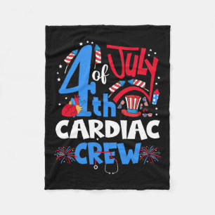 van juli cardiale bemanning cardiale verpleegkundi fleece deken