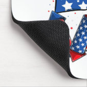 Van juli Decor Patriottische Liefde Franse Bulldog Muismat (Hoek)