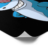 van juli haai voor kinderen poster (Hoek)