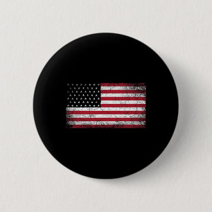 Van juli kerstcadeau Amerikaanse vlag  graaf Ronde Button 5,7 Cm