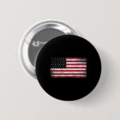 Van juli kerstcadeau Amerikaanse vlag  graaf Ronde Button 5,7 Cm (Voorkant /achterkant)