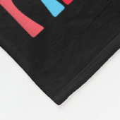 van juli leraar van de Schattigee kleine voetzoeke Fleece Deken (Hoek)