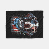 van juli patriottische duitse kortharige pointer h fleece deken (Voorkant (Horizontaal))