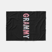 Van juli Patriottische Grammy Onafhankelijkheidsda Fleece Deken (Voorkant (Horizontaal))