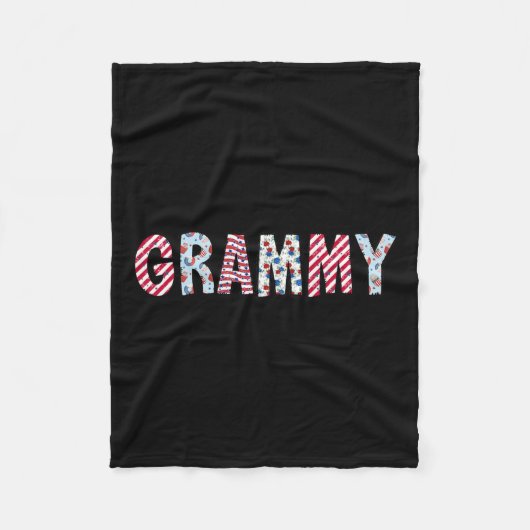 Van juli Patriottische Grammy Onafhankelijkheidsda Fleece Deken (Voorkant)