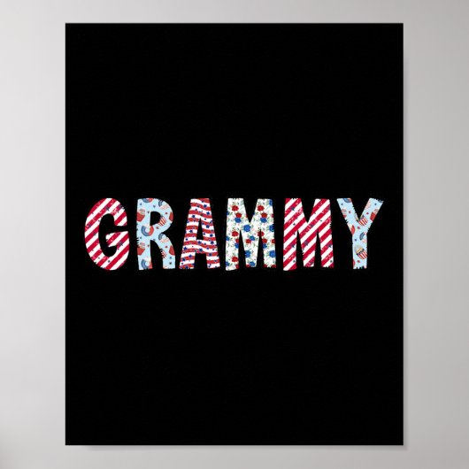 Van juli Patriottische Grammy Onafhankelijkheidsda Poster (Voorkant)