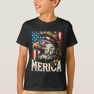 van juli patriottische grappige arend juli 4 USA A T-shirt