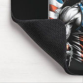 van juli patriottische grappige George Washington Muismat (Hoek)