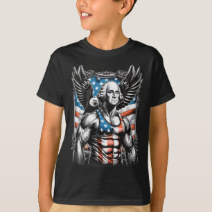 van juli patriottische grappige George Washington T-shirt
