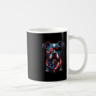 Van juli Patriottische Staffordshire Bull Terrier Koffiemok