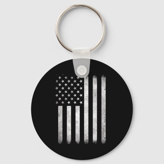 van juli patriottische vierde van juli Amerikaanse Sleutelhanger (Voorkant)