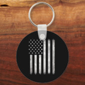 van juli patriottische vierde van juli Amerikaanse Sleutelhanger (Voorkant)