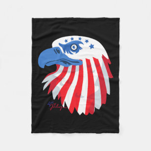 van juli S - Patriottische shirts - Amerikaanse vl Fleece Deken
