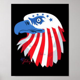 van juli S - Patriottische shirts - Amerikaanse vl Poster