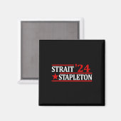Van juli Stapleton Straat Amerikaans Patriottisch Magneet (Voorkant / Achterkant)