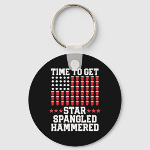 van juli T Shirt geschenk bier pong Amerikaanse vl Sleutelhanger