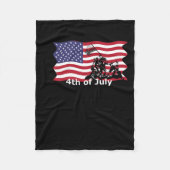 van juli t Shirten iwo jima Fleece Deken (Voorkant)