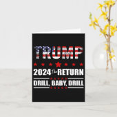van juli Trump 2024 Boor Ba Kaart (Gele Bloem)