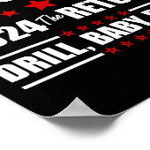 van juli Trump 2024 Boor Ba Poster (Hoek)