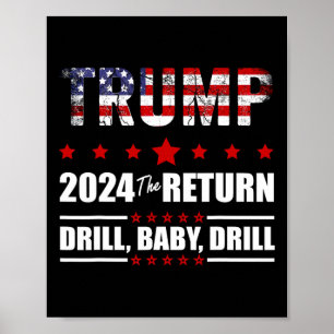 van juli Trump 2024 Boor Ba Poster