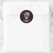 van juli Trump 45 47 Trump Meisje 2024 Ronde Sticker (Tas)
