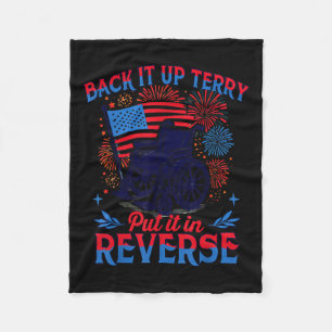 Van juli veteraan back-up Terry zet zijn rever Fleece Deken