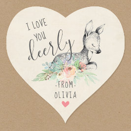 Van jullie Kinder Valentijnsdag Favor Hart Sticker