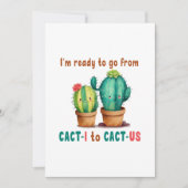 Van kact-i tot kat-us, schattige Valentijn Kaart (Voorkant)