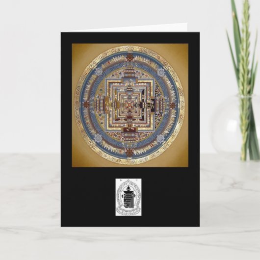 Van Kalachakra van Mandala B- Wenskaart Kaart (Voorkant)